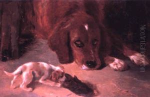 Inquisitive Puppy by George William Horlor