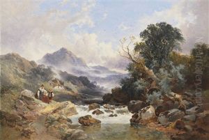 Walisische Berglandschaft by Joseph Horlor