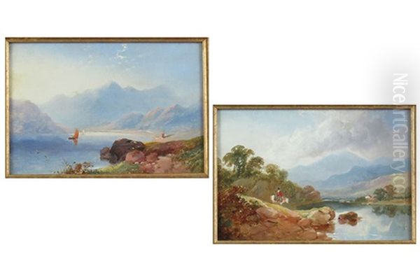Two English Lake Scenes - view 1