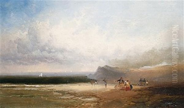 Figures On A Beach (pair) - view 1