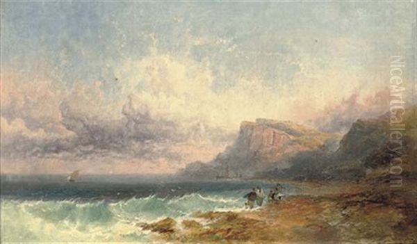 Hauling In The Nets (+ Fishermen On The Coast; Pair) - view 1