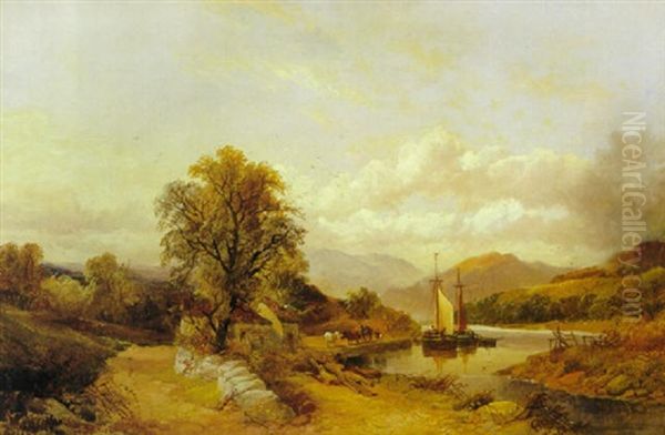 Working The River Barges - view 1