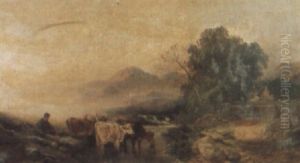 In The Glen Of The Eske, Scotland by Joseph Horlor