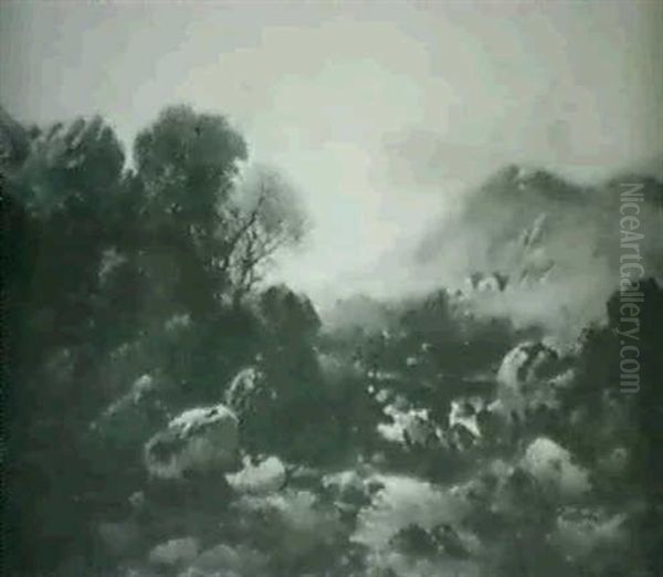Angler In A Landscape - view 1