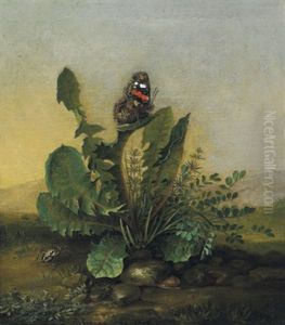 Lowenzahn Und Schmetterling