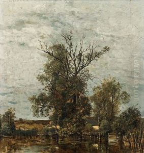 Csarda Kis Bagh (hungary) by Theodor von Hoermann