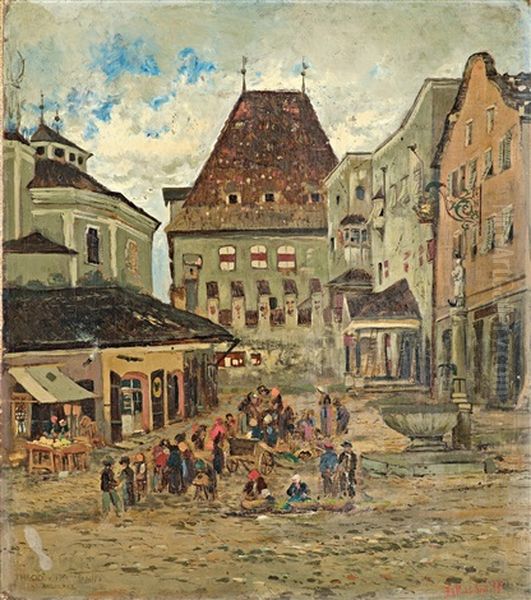 Stadtplatz In Hall, Tyrol - view 1