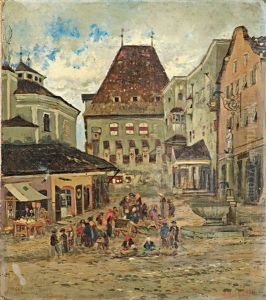 Stadtplatz In Hall, Tyrol
