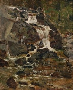 Wasserfall Im Kohlbachthale, Hohe Tatra