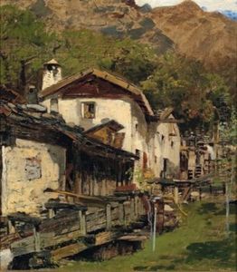 Gebirgsmuhle by Theodor von Hoermann