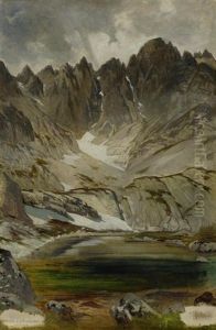 Dachstein Mit See by Theodor von Hoermann