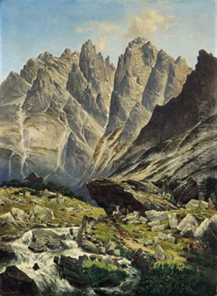 Lomnitzer Spitze Mit Dem Feuerstein Hohe Tatra - view 1