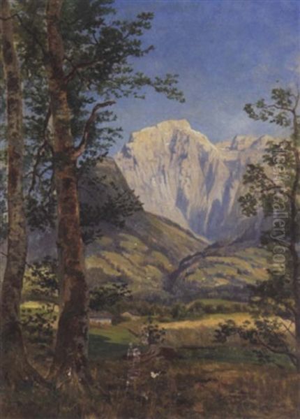 Blick Auf Den Hohen Goll Bei Berchtesgaden - view 1