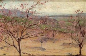 Bluhende Obstbaume by Theodor von Hoermann