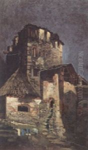 Burgruine by Theodor von Hoermann