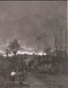 Bauernhof by Theodor von Hoermann