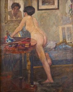 Weiblicher Ruckenakt by Carl Horn