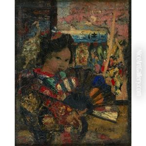 The Fan by Edward Atkinson Hornel