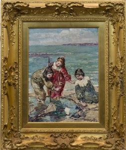 The Toy Boat, Brighouse Bay by Edward Atkinson Hornel