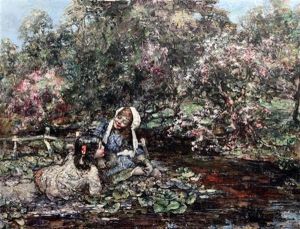 Waterlilies by Edward Atkinson Hornel