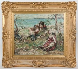 A Butterly At Brighouse Bay by Edward Atkinson Hornel