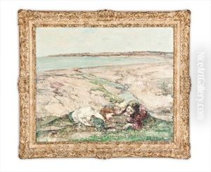 Catching Butterflies, Brighouse Bay by Edward Atkinson Hornel