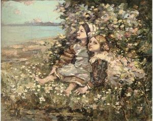 Wild Blossoms by Edward Atkinson Hornel