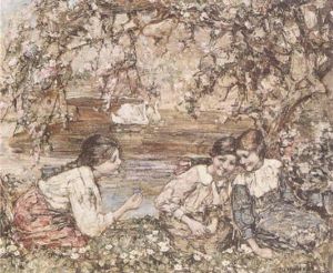 Sharing A Secret by Edward Atkinson Hornel