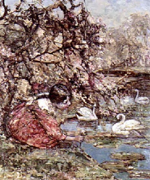 By The Lily Pond - view 1