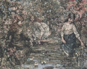 The Orchard Pool by Edward Atkinson Hornel