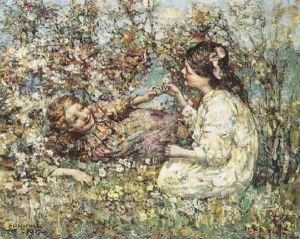 Wildflowers by Edward Atkinson Hornel