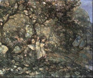 Springtime In The Woods by Edward Atkinson Hornel