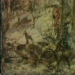 The Goose Girl by Edward Atkinson Hornel