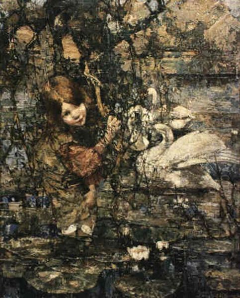 Swans And Lillies - view 1