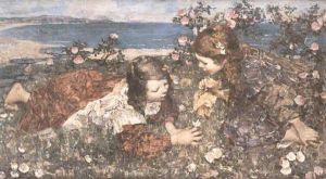 Silver Bells And Cockle Shells by Edward Atkinson Hornel