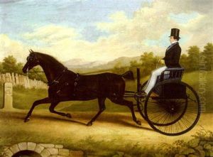 A Sulky On The Road by George Christopher Horner