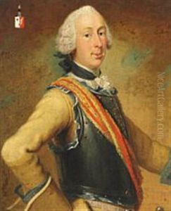 Portrait Of Chamberlain And Lieutenant-colonel Albert Conrad Von Holstein, Lord Of Wischhoff (1720-1803) Portrait Of Chamberlain And Lieutenant-colonel Albert Conrad Von Holstein, Lord Of Wischhoff (1720-1803)