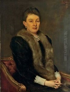 Portrait Einer Dame (frau Des Kunstlers?)