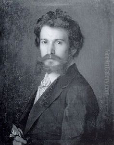 Portrait Of A Refined Gentleman by Leopold Horowitz