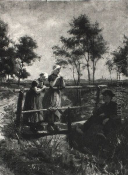 A Chat On A Bridge - view 1
