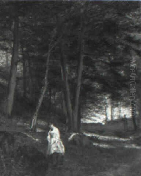 A Young Lady Waits For Her Suitor - view 1