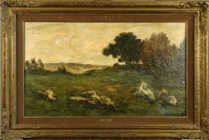 Paysage. by Theodore Baron