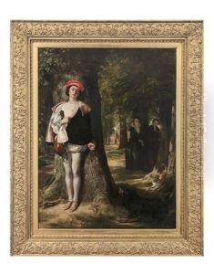 A Court Musician Hiding From Ladies
