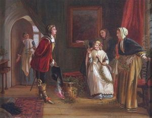 The Cavalier's Entrance by John Callcott Horsley