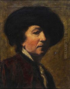 Copy Of A Portrait Of Sir Joshua Reynolds by Walter Charles Horsley