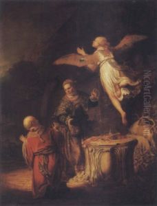 Sacrifice Of Manoah by Gerrit Willemsz Horst