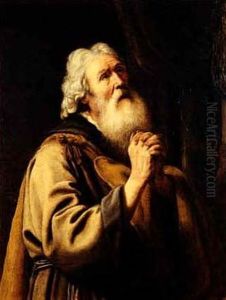 The Prophet Elijah Praying For The Revival Of The Shunammite Woman's Dead Son