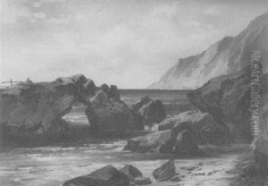 Felsige Kustenlandschaft by Auguste Horter