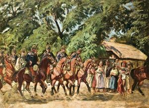 Bevonulo Huszarok by Bela Horthy