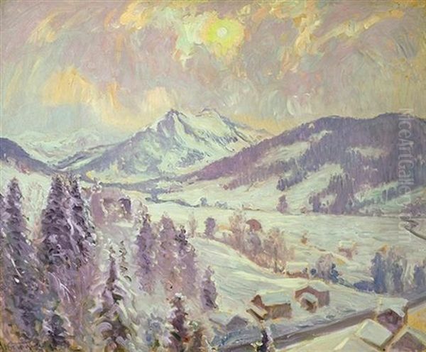 Snow At G'staad, The Valley - view 1